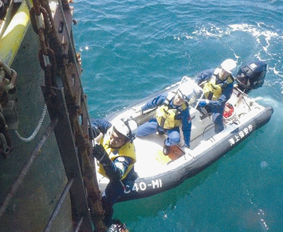 兵庫県警が海自、海保と災害警備訓練　淡路島での孤立に備え