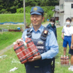 中学生が水難事故の応急用救命代用具を制作　兵庫県相生署の体験活動で