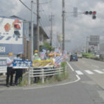 愛知県蟹江・津島・稲沢3署が合同交通事故抑止活動