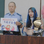 地元出身プロレスラーが交通安全呼びかけ　広島県世羅署が啓発動画制作