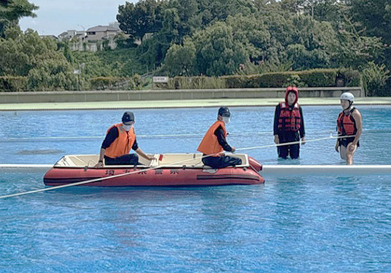 埼玉県所沢署が近隣6署や消防と合同水害対応訓練