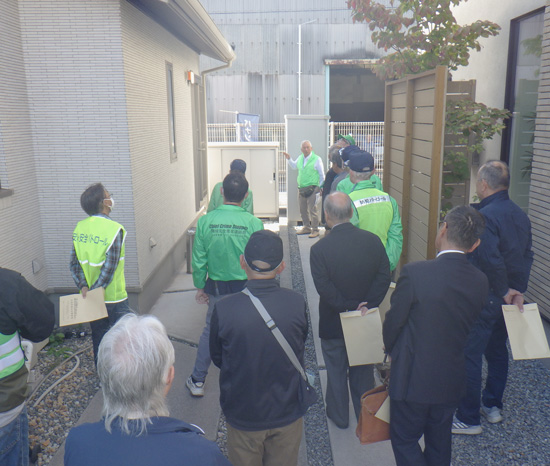 広島県福山市3署が体験型侵入盗対策講習　モデルハウス活用し合同で