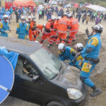 大規模地震の災害現場想定し　愛媛県警が砕石場で実践的な対応訓練