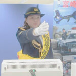 宮崎県警がプロゴルファーと110番の正しい利用を広報