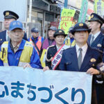 神奈川県大船署が年末年始警戒キャンペーン　俳優・鶴田真由さんが防犯呼びかけ