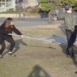 広島県府中署が放課後児童クラブで110番の日イベント