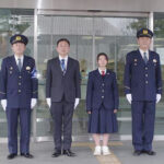 福岡県小倉北署と北九州市警察部の新看板がお目見え