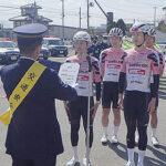 新潟県佐渡署がロードバイクチームと連携　安全な自転車利用へ