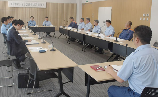 山形県新庄署と消防本部が合同研修会　災害時の連携体制を確認