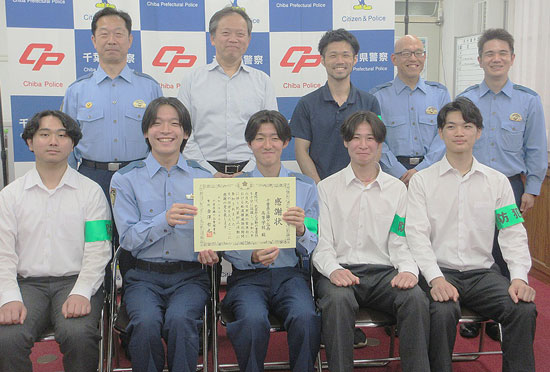 痴漢被害撲滅に向け　千葉県鎌ケ谷署が高校生と広報啓発活動