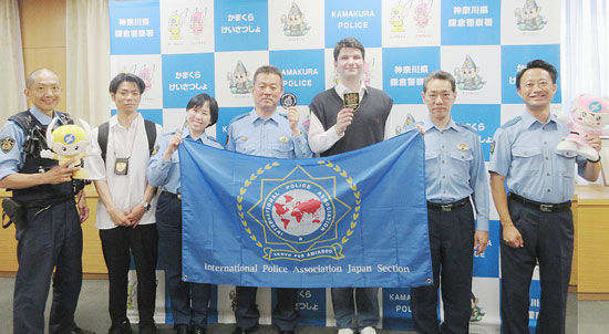 神奈川県鎌倉署にロンドン警視庁から若手警察官が来訪