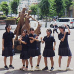 兵庫県宝塚署が高校生と交通事故防止啓発イベント