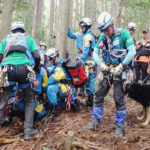 愛知県設楽・新城署が山岳遭難救助訓練