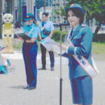 神奈川県藤沢署が女優迎え夏の総合対策出陣式開く