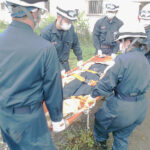 宮城県白石署が機動隊と合同救助訓練