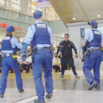 愛知県中村署が名古屋駅で警備訓練　アジア大会控え