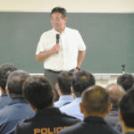 千葉県警成田国際空港警備隊で陸上解説者による教養　人材育成の方法学ぶ