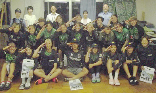 三重県伊賀署が女子サッカー選手に警察業務を紹介　引退後のセカンドキャリアの選択肢に