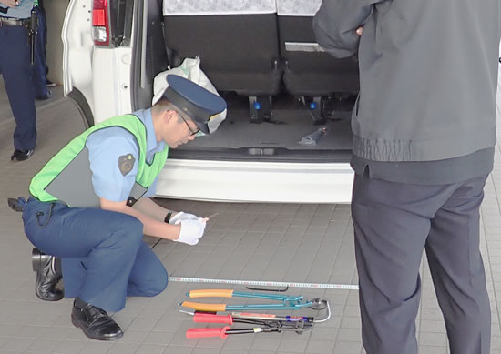 トクリュウによる犯罪の下見活動を想定　東北管区警察学校が現場対応訓練